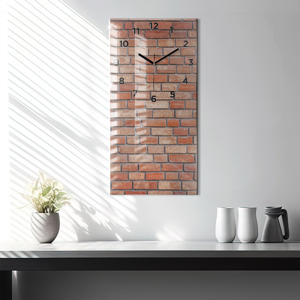 Orologio verticale Muro di mattoni