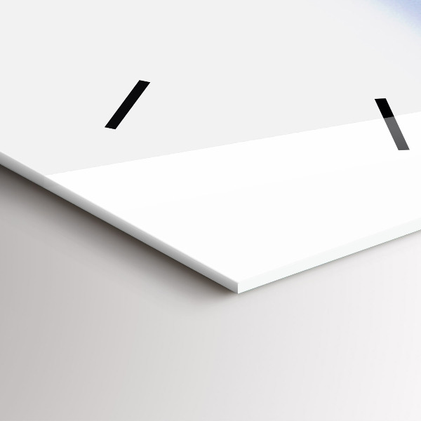 Orologio verticale in vetro Vista subacquea