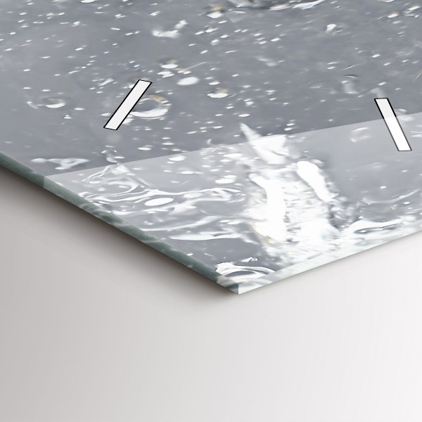 Orologio verticale in vetro Agrumi in acqua