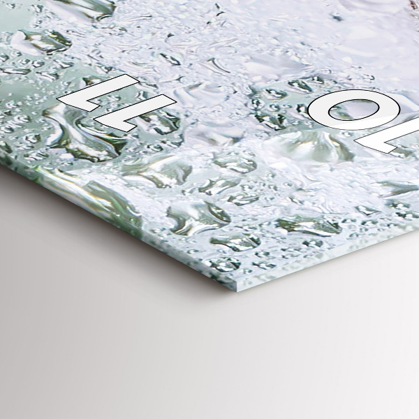 Orologio verticale in vetro Un boccale di birra