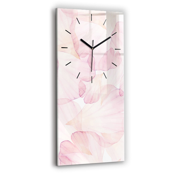 Orologio verticale Petali acquerellati