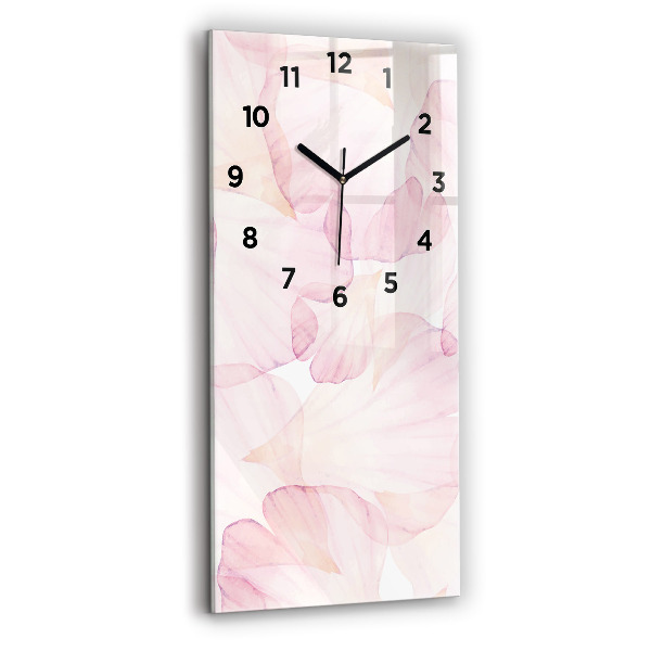 Orologio verticale Petali acquerellati