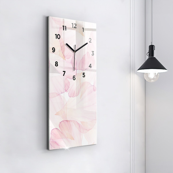 Orologio verticale Petali acquerellati
