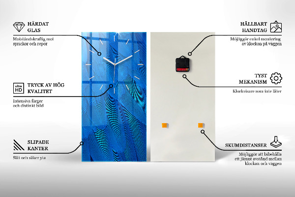 Orologio verticale Vecchio mulino a vento a Santorini