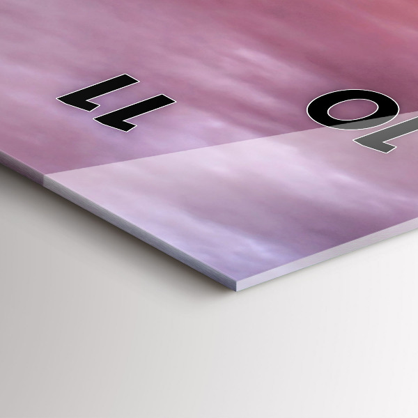 Orologio verticale Vecchio mulino a vento a Santorini