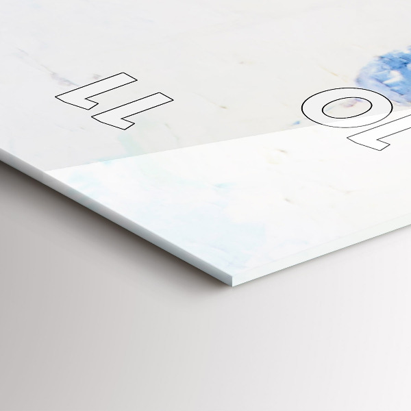 Orologio verticale Arte ad olio