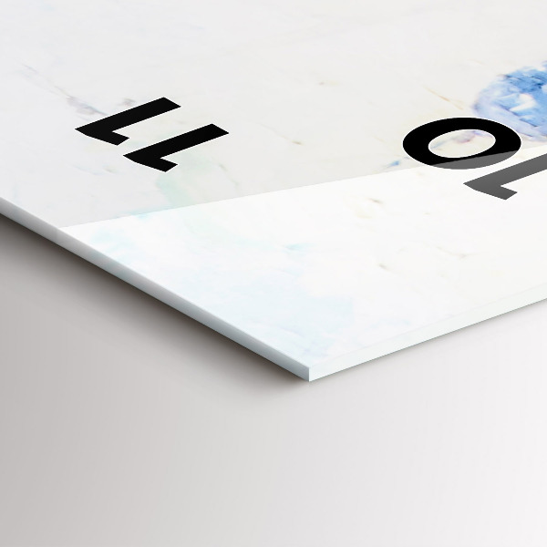 Orologio verticale Arte ad olio