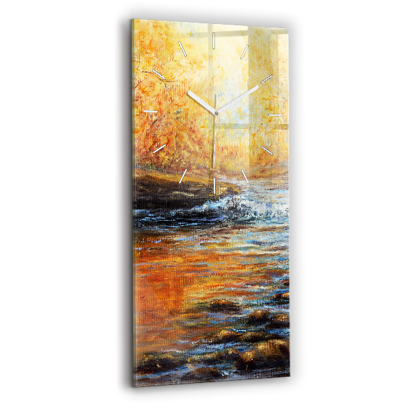 Orologio verticale in vetro Arte artistica