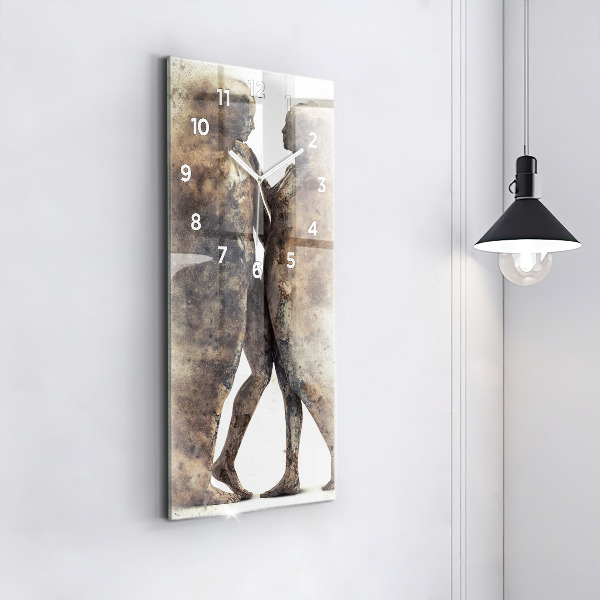 Orologio verticale Persone astratte sabbia