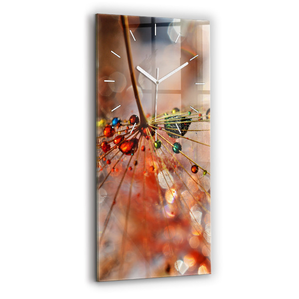 Orologio verticale Dente di leone con rugiada