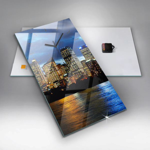 Orologio verticale Sydney la sera