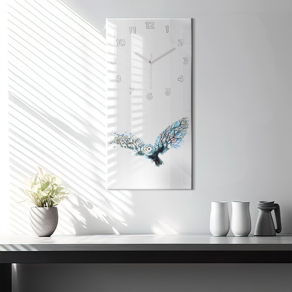 Orologio verticale Libertà e natura degli uccelli