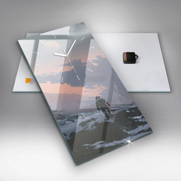 Orologio verticale Astronauti Via Lattea