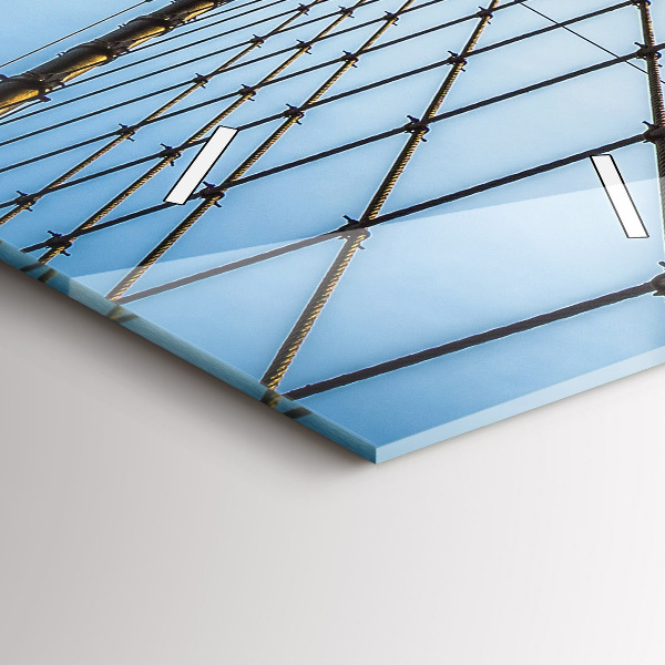 Orologio verticale Ponte di Brooklyn New York