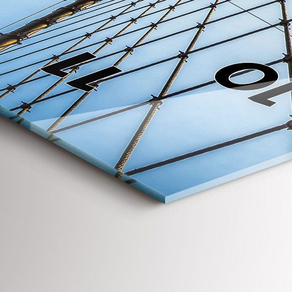 Orologio verticale Ponte di Brooklyn New York