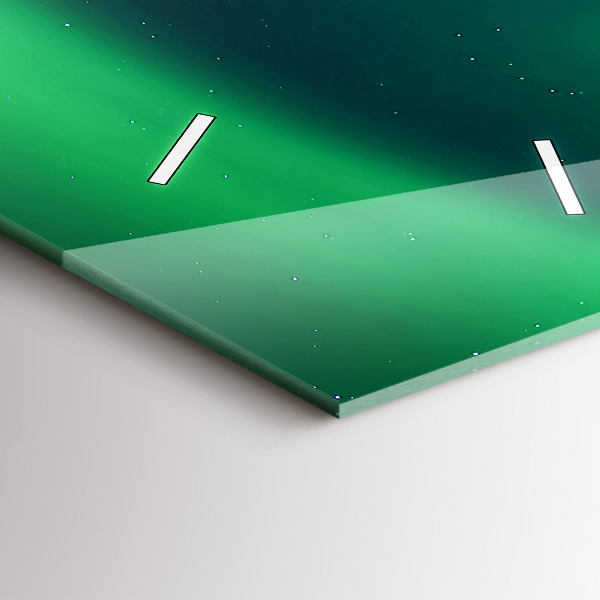 Orologio verticale aurora boreale