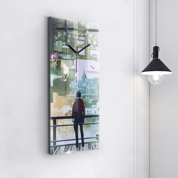 Orologio verticale Il cyberpunk