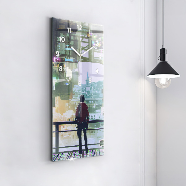 Orologio verticale Il cyberpunk