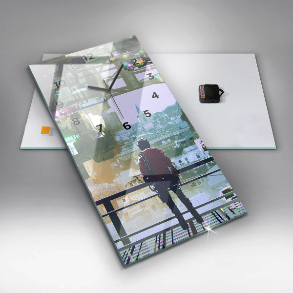 Orologio verticale Il cyberpunk