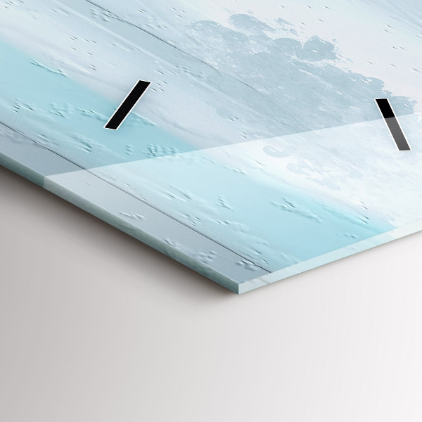 Orologio verticale Paesaggio astratto ad olio