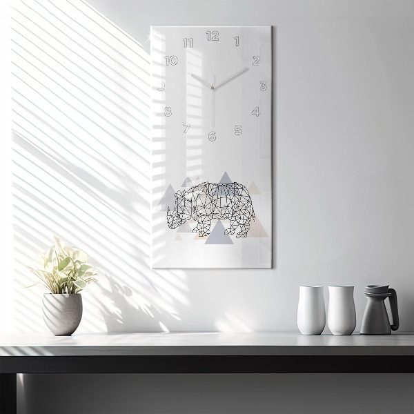 Orologio verticale Modello geometrico