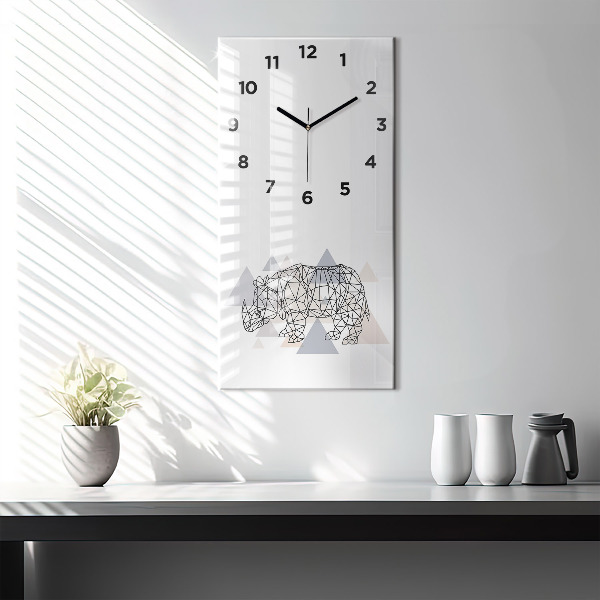 Orologio verticale Modello geometrico