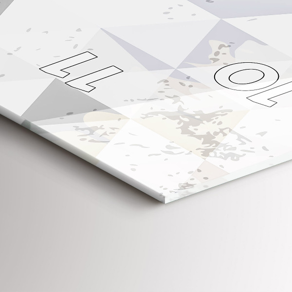 Orologio verticale Motivo geometrico