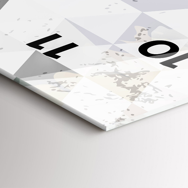 Orologio verticale Motivo geometrico