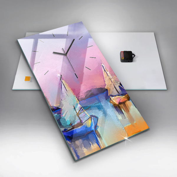 Orologio verticale Paesaggio marino