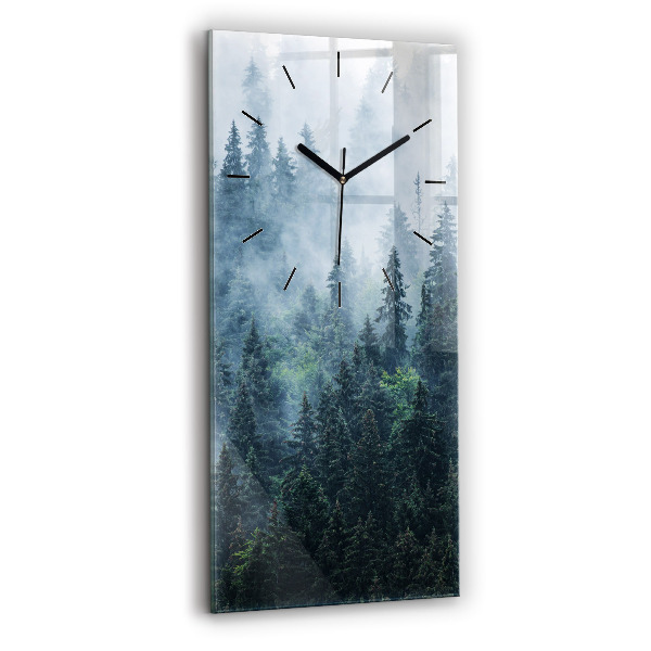 Orologio verticale Paesaggio montano nebbioso