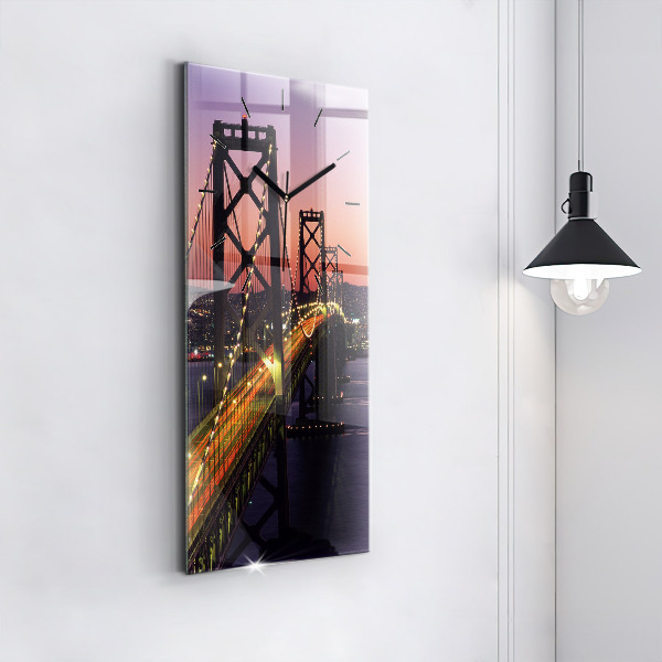 Orologio verticale tramonto negli Stati Uniti