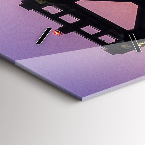 Orologio verticale tramonto negli Stati Uniti