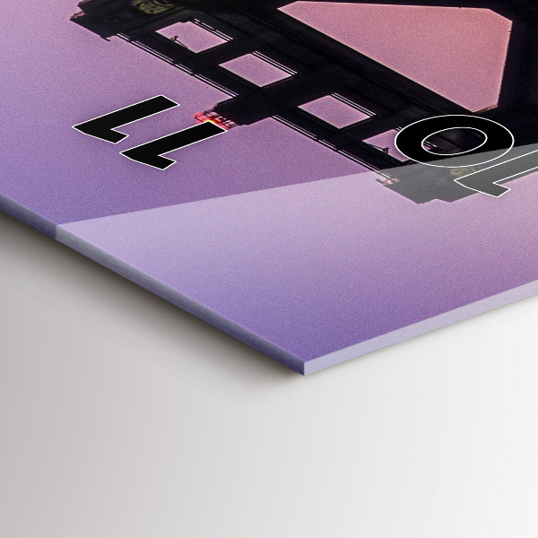 Orologio verticale tramonto negli Stati Uniti