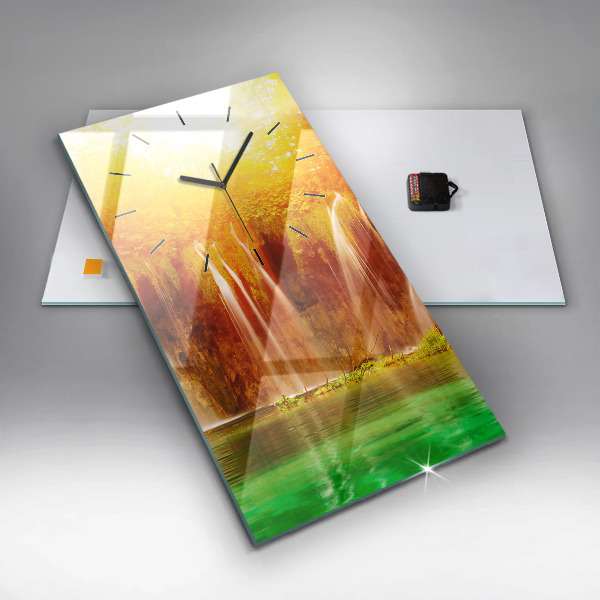 Orologio verticale Vista della cascata