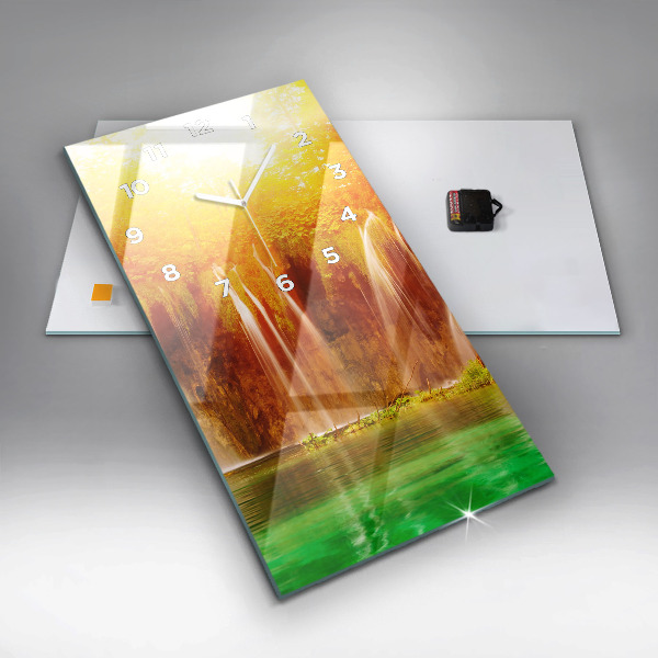 Orologio verticale Vista della cascata