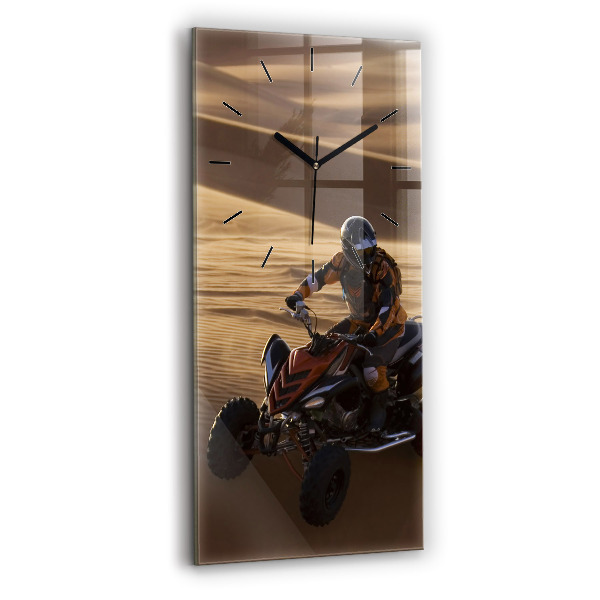 Orologio verticale Quad nel deserto