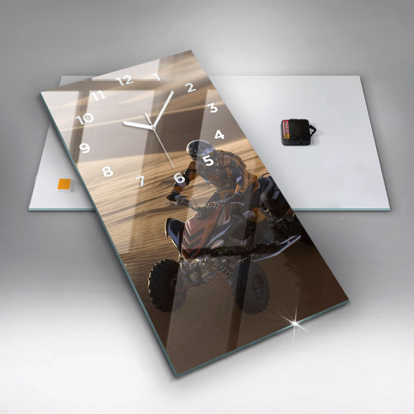 Orologio verticale Quad nel deserto