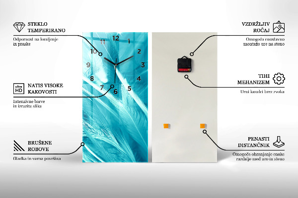 Orologio verticale Quad nel deserto
