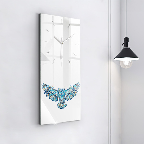 Orologio verticale Gufo in volo