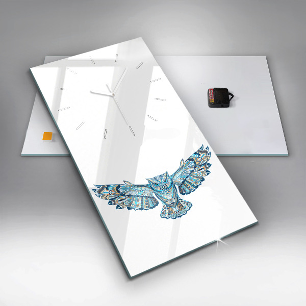 Orologio verticale Gufo in volo