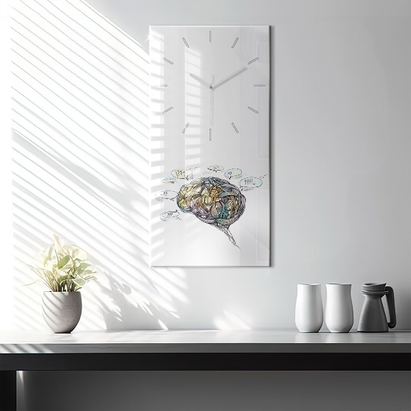Orologio verticale Rappresentazione artistica del cervello