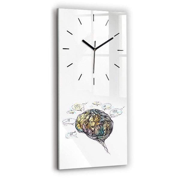 Orologio verticale Rappresentazione artistica del cervello