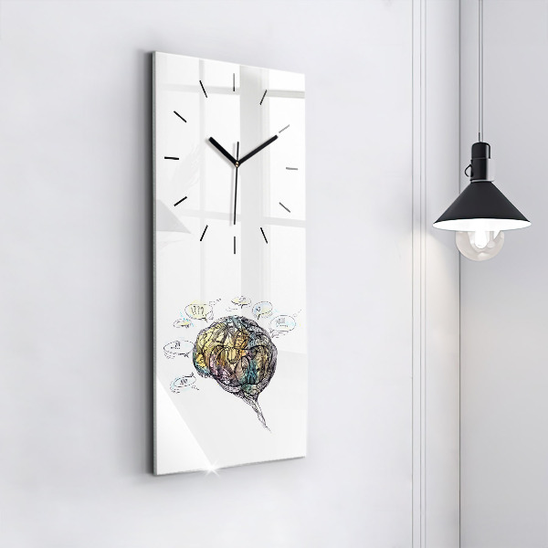 Orologio verticale Rappresentazione artistica del cervello