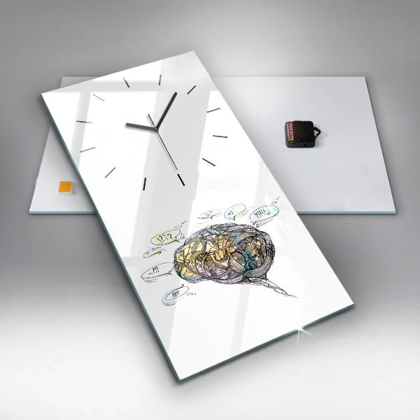 Orologio verticale Rappresentazione artistica del cervello