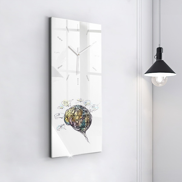 Orologio verticale Rappresentazione artistica del cervello