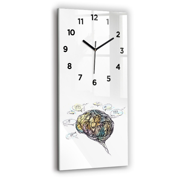 Orologio verticale Rappresentazione artistica del cervello