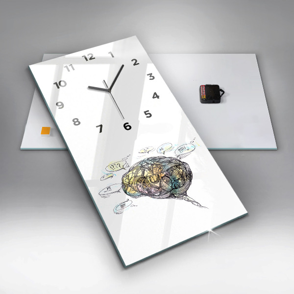 Orologio verticale Rappresentazione artistica del cervello