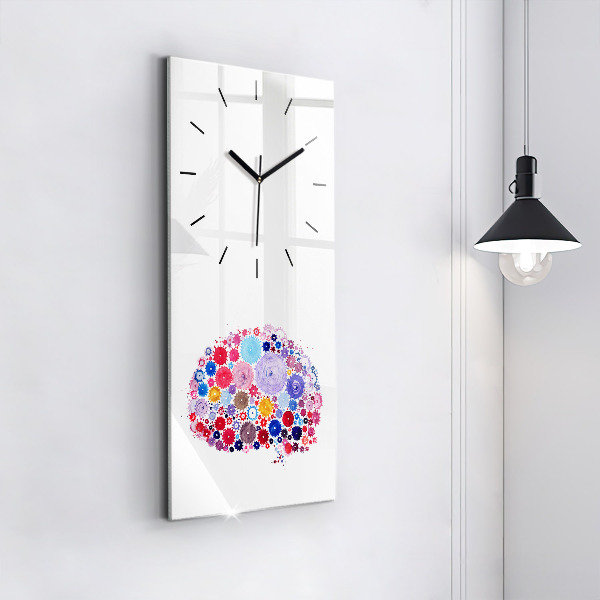 Orologio verticale Illustrazione astratta colorata