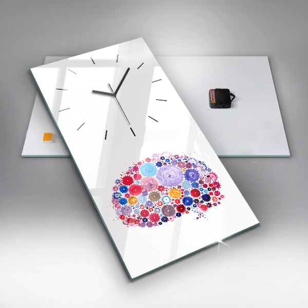 Orologio verticale Illustrazione astratta colorata