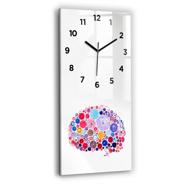 Orologio verticale Illustrazione astratta colorata